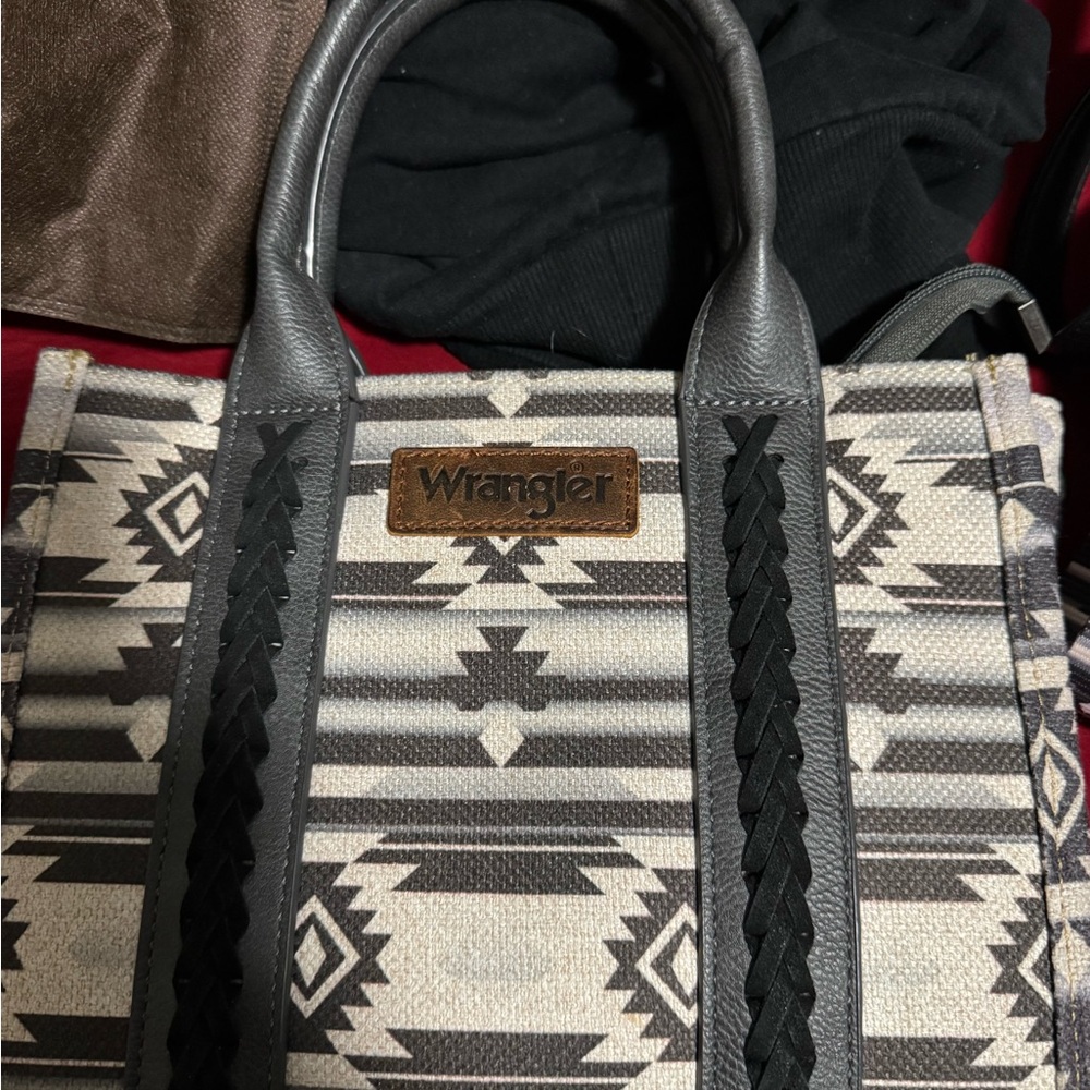 Wrangler Gray and Cream Women's Bag